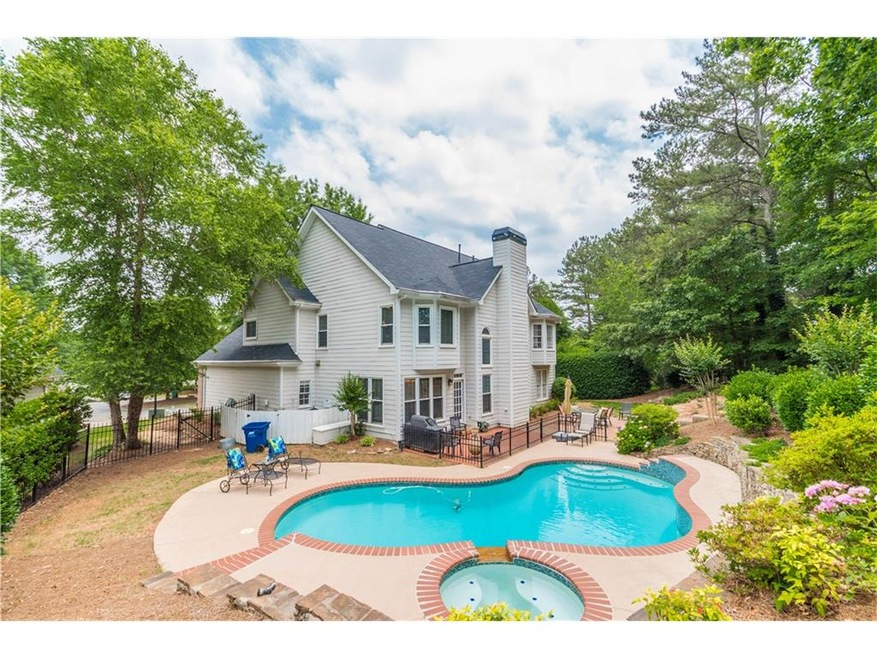 Entertainment central!  Private backyard with awes