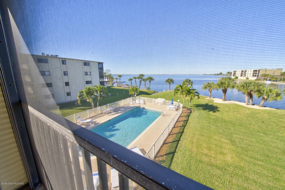 balcony view of pool