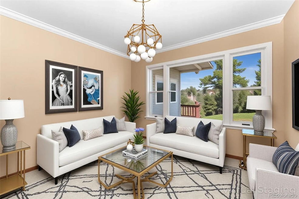 living room (virtually staged)