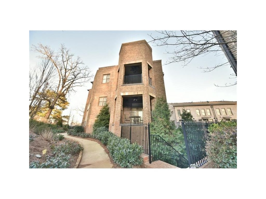 Side of Townhome w/ Double Level Terraces