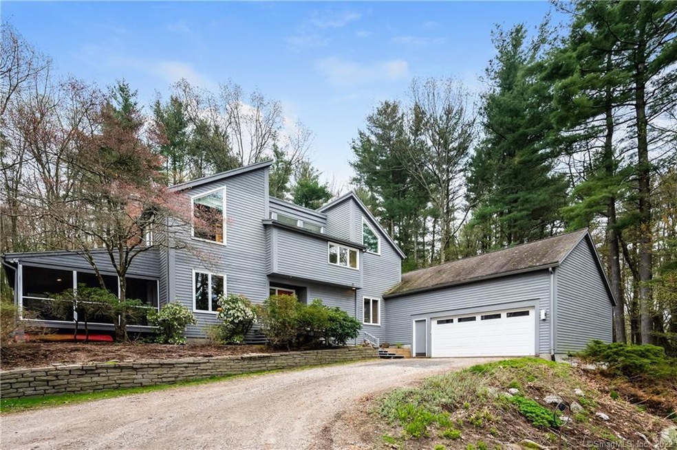 Front of home with West facing views.