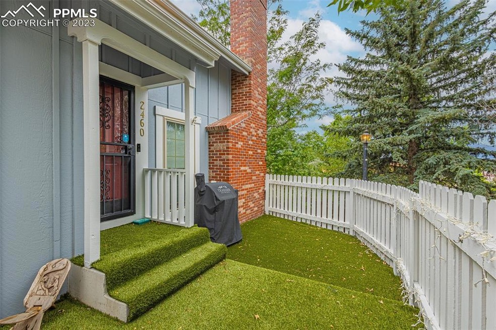 Front door, large corner private patio w/ astrotur