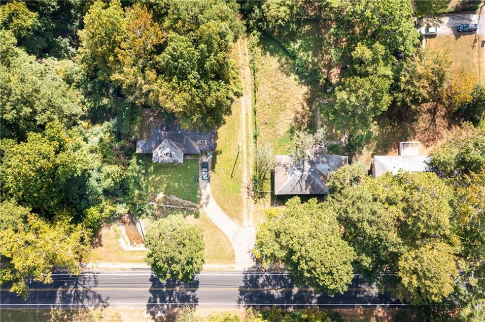 Overhead view of both 3253 and 3261 houses