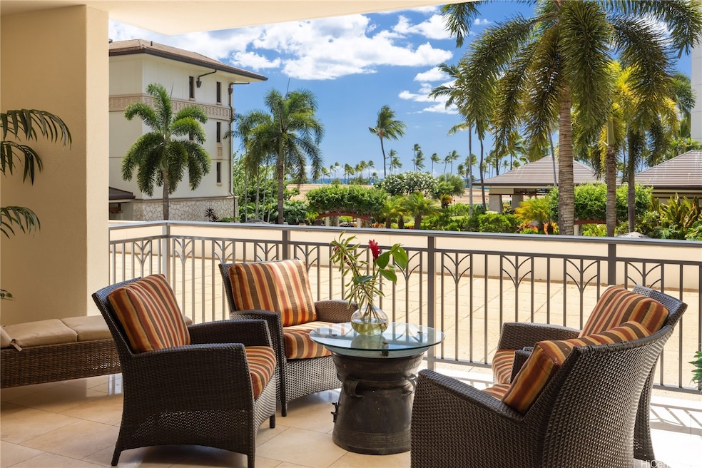 Beautiful views of the ocean and resort below.