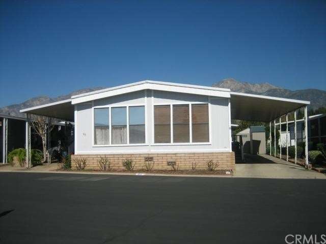 Front of Mobile Home