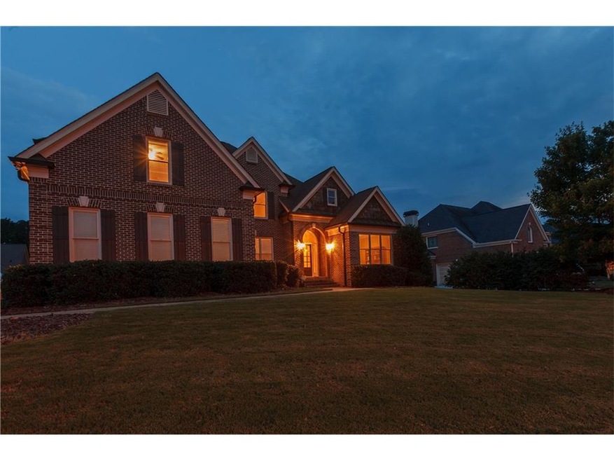 Front of the home at Sunset