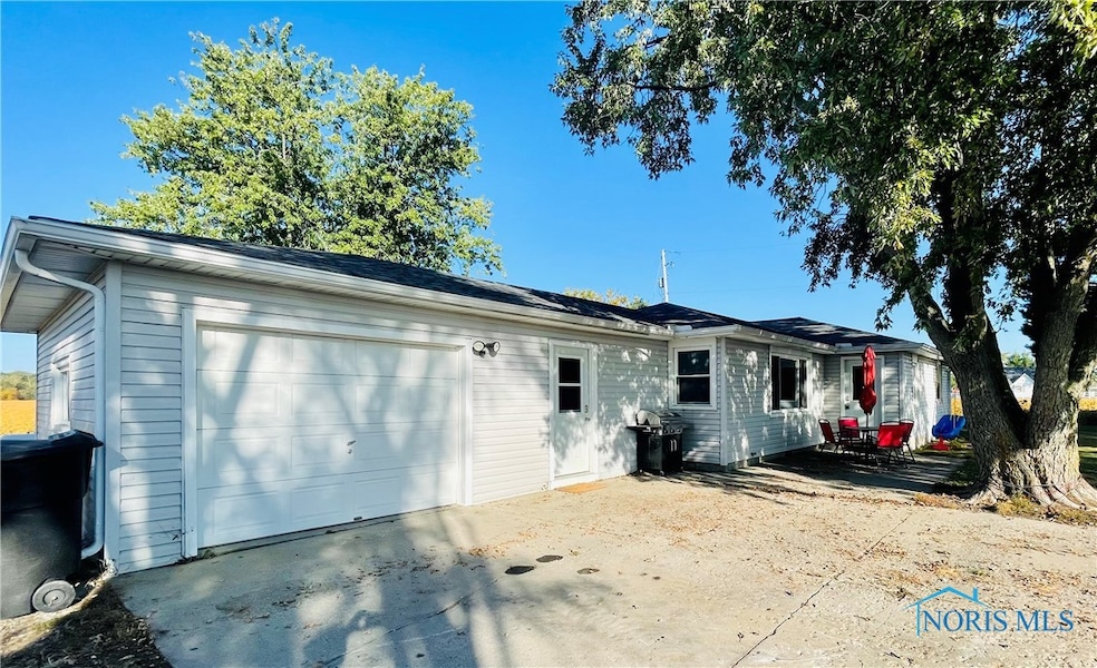 Attached garage