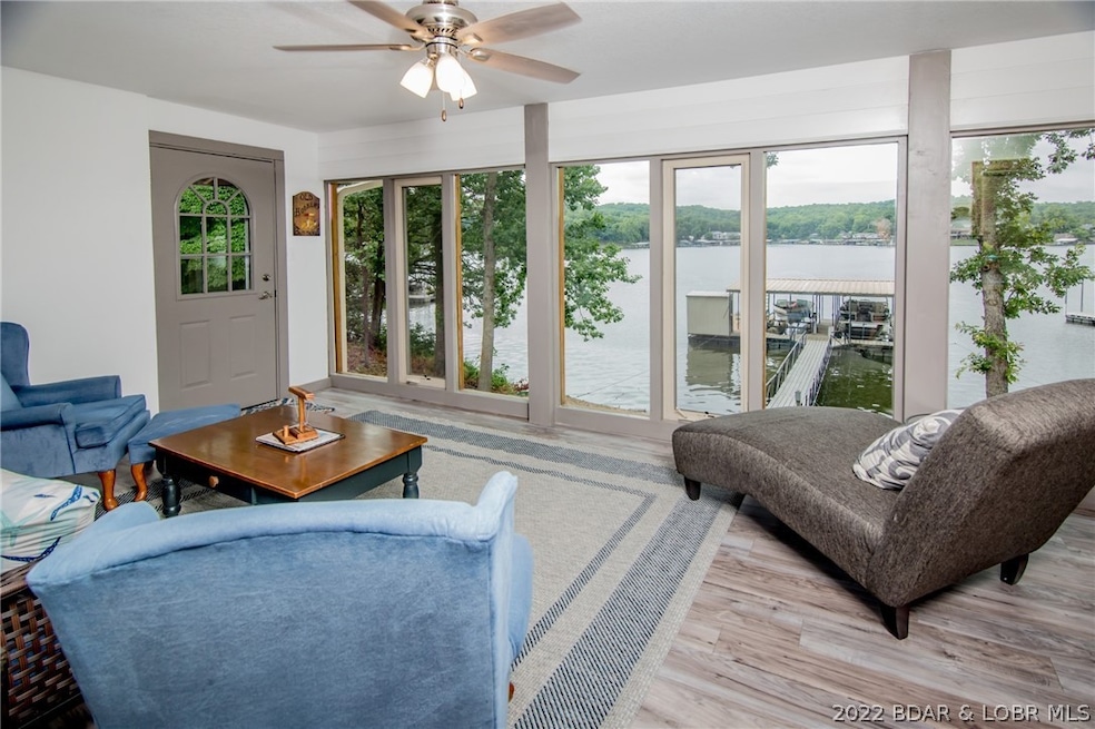 Overlooking 180 Feet of Lake Front