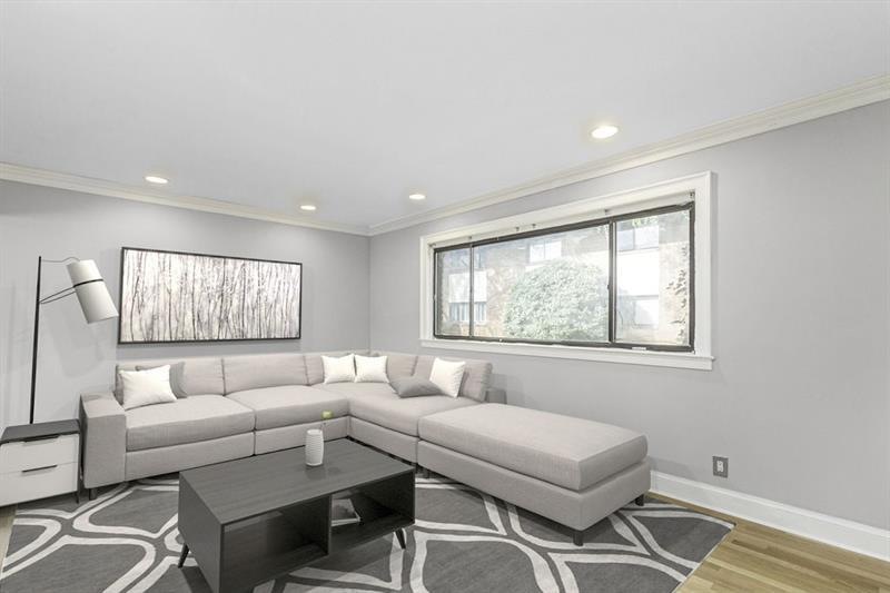 Living Room - virtually staged.