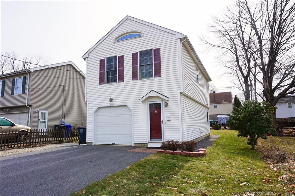 Front and side view of home
