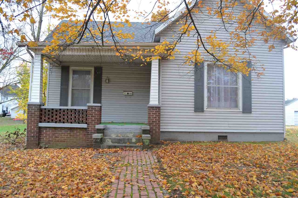 Covered front porch and entry.
