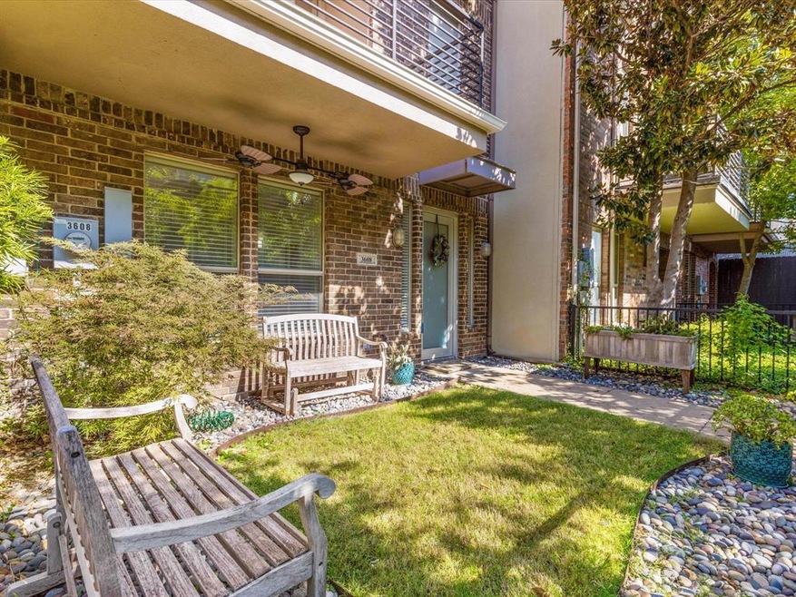 Welcome Home with a gated front yard to relax.