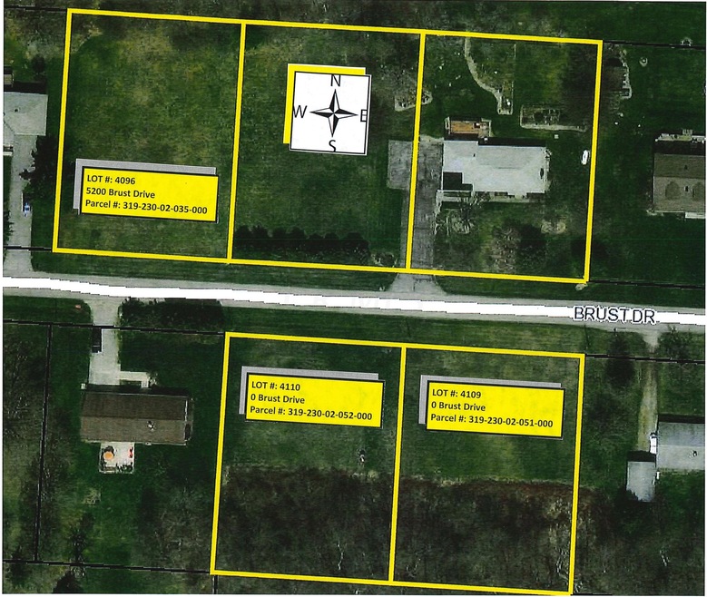 Brust Drive (3 lots)-Lot & Parcle info