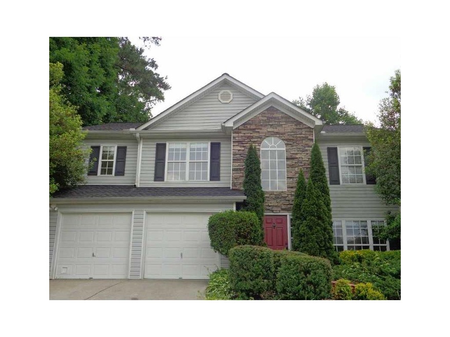 Exterior Front. Front entry 2 car garage with dual