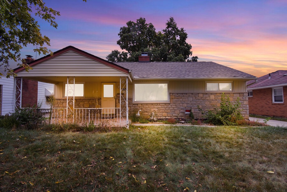 Twilight front of house