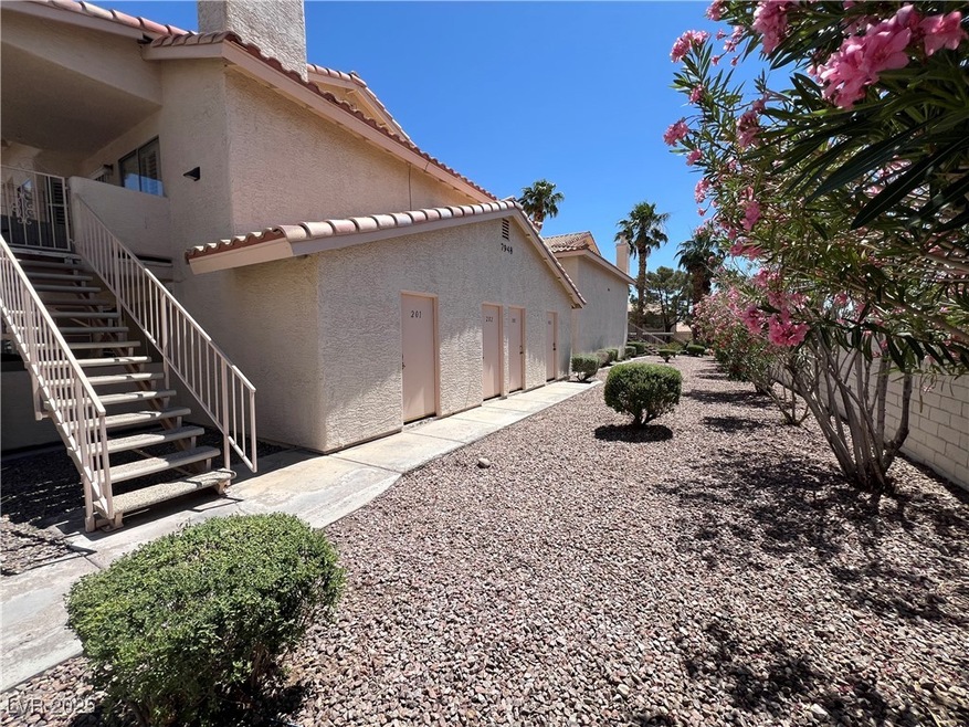 View of yard featuring stairway