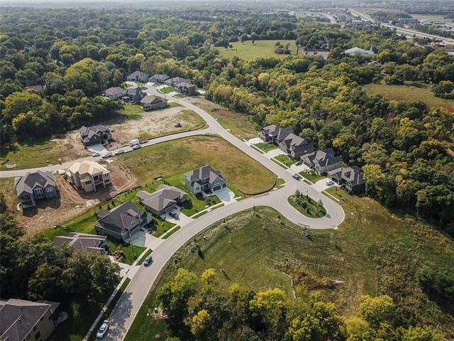 Wooded hilltop neighborhood