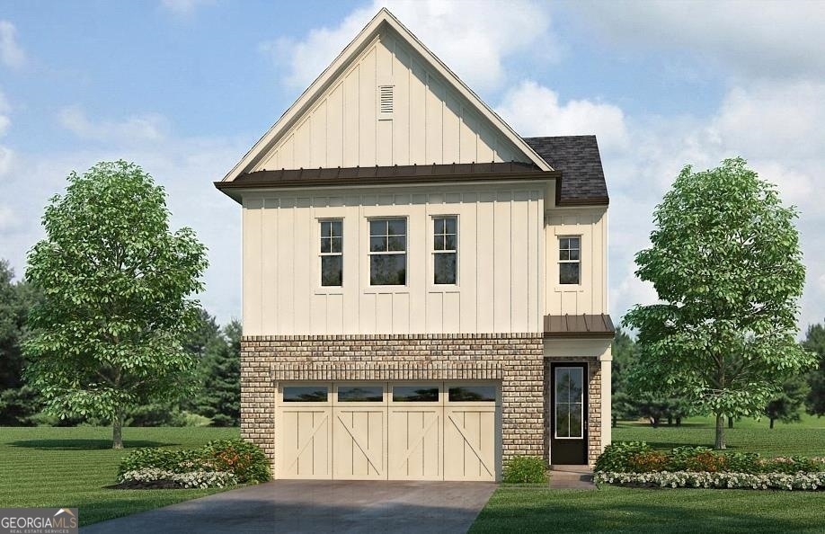 Rendering of a Frazier Townhome. Picture is just a