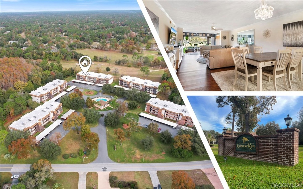 Cypress Run ground floor  condo on the golf course