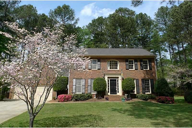 Exterior Front. Classic brick traditional home on 