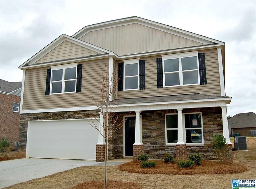Beautiful front exterior with craftsman style colu