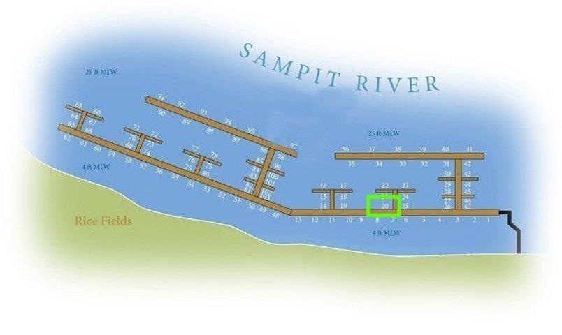 Slip 20 Friendfield Marina unit 32' boat slip 270 Cr, Georgetown, SC 29440 - photo 1