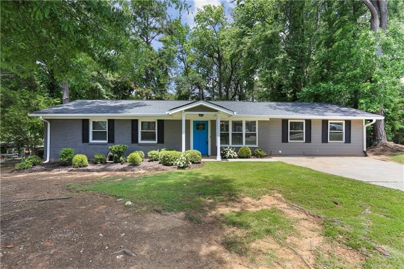 Beautiful ranch on a large lot.