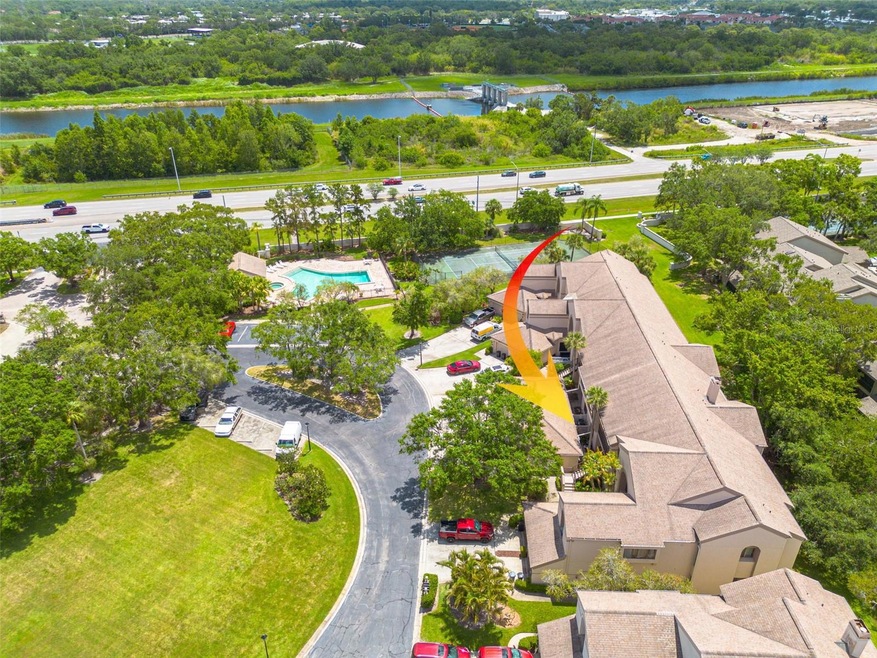 Second floor 2/2 condo with easy access to East Lake Rd! No milestone required! X-flood zone!