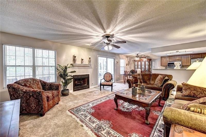 View of Over Sized Living Room from Foyer