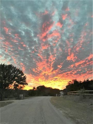 West Cave Blvd at sunset.