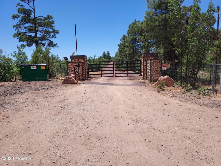 Gate entrance to area