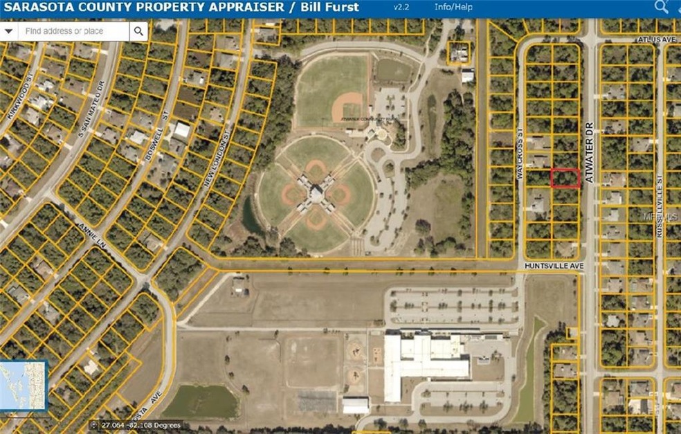 County map of neighborhood