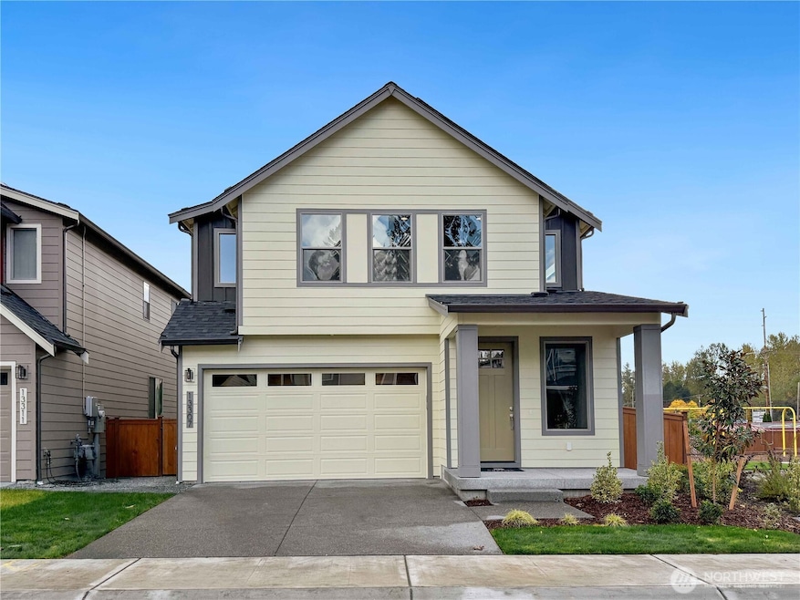 Exterior of the actual home