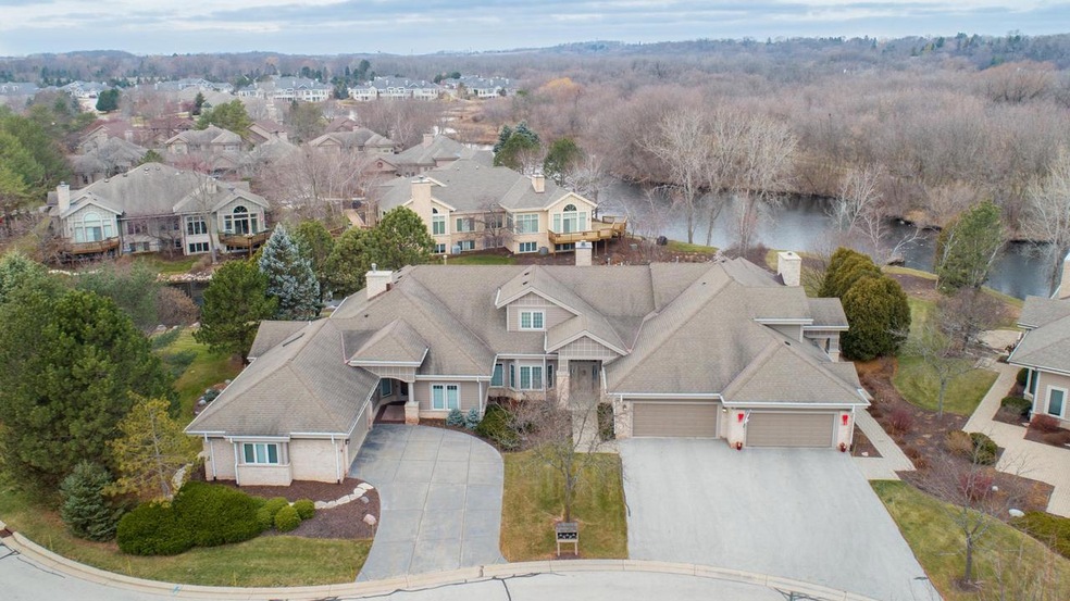 Front view drone looking West