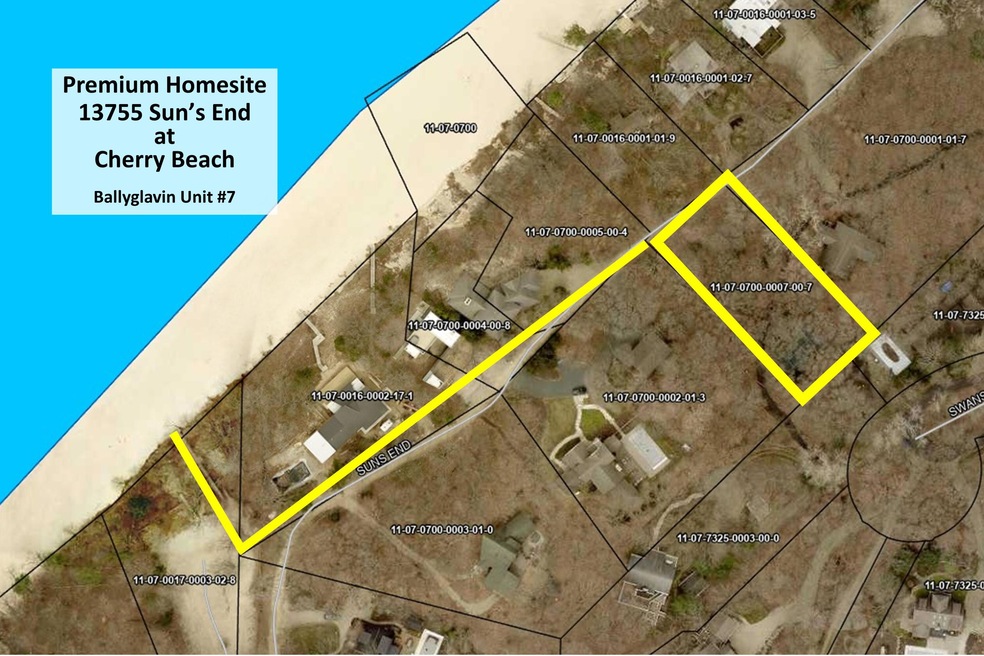 Map to Beach 13755 Suns End Unit #7