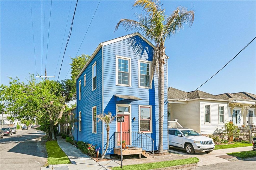 Situated on a corner lot.