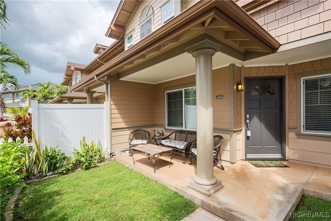 Gated Front Yard