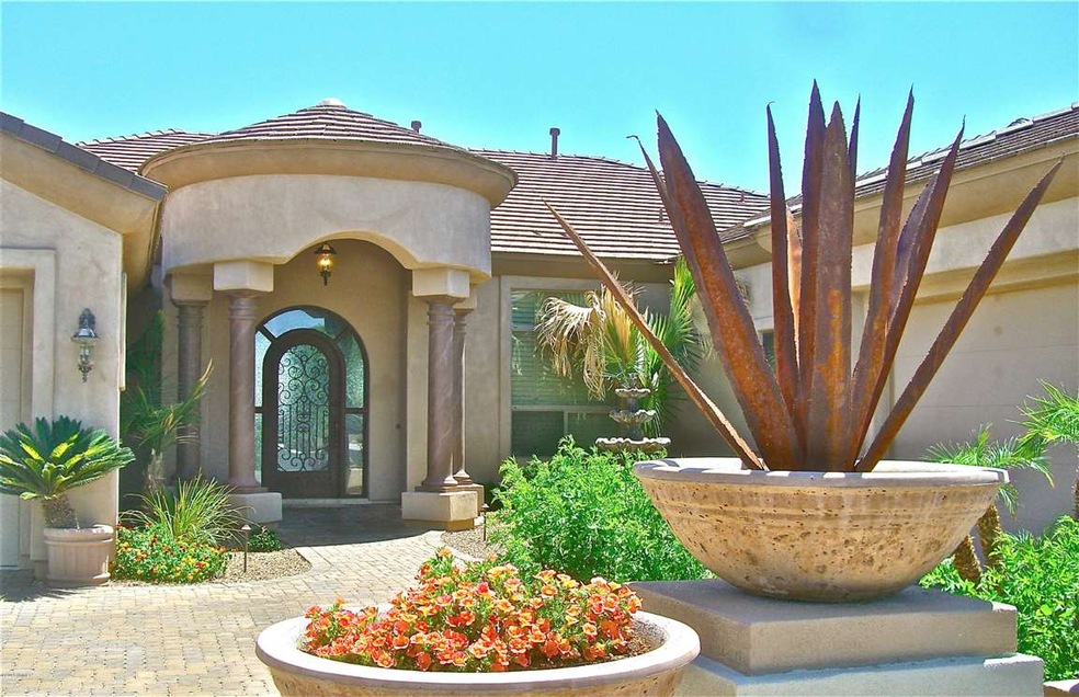 Entrance to the resort