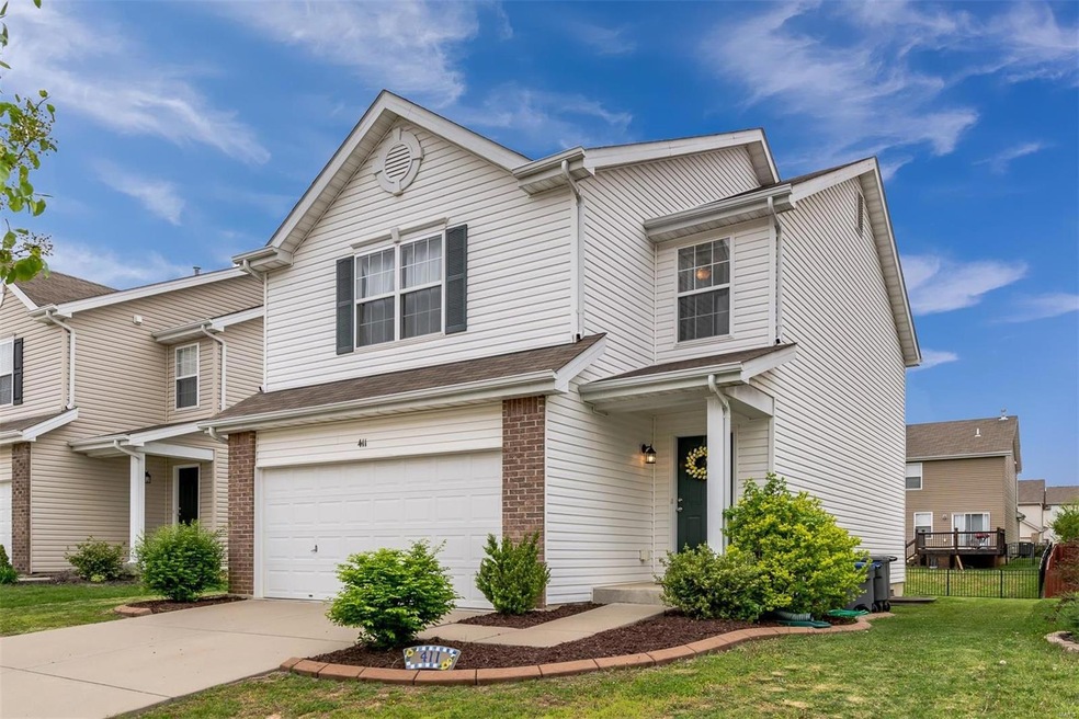 Newer 2-story with great curb appeal and nice land