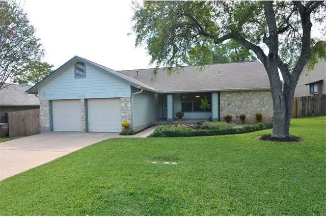 Nestled in established shade trees with lush lands