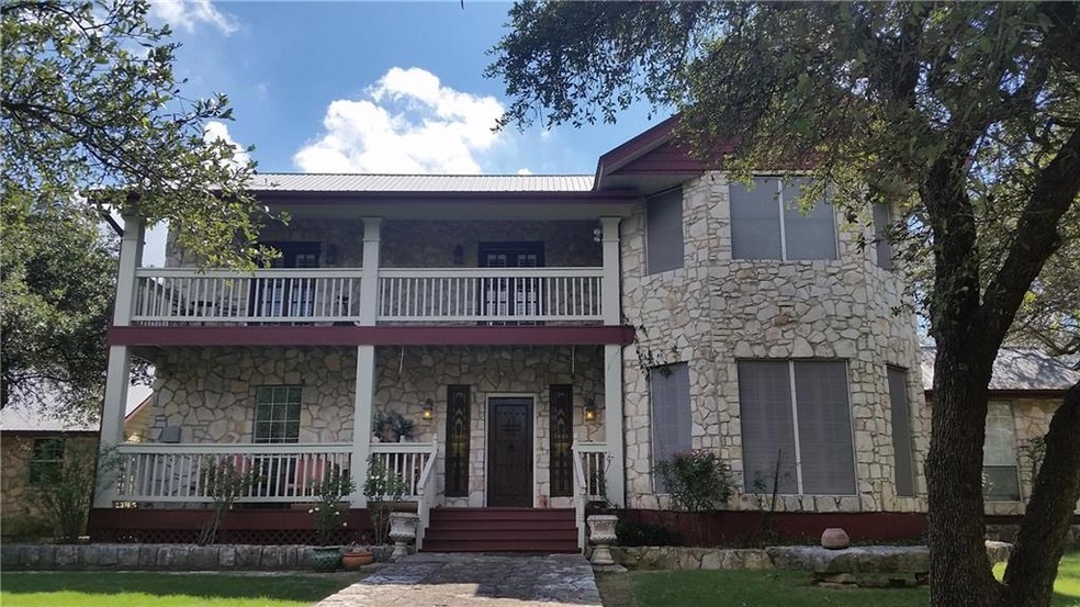 Covered porchs on 1st and 2nd floors