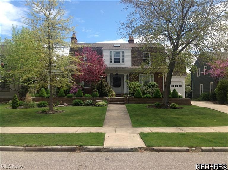 Historic home with a fresh landscaping look. New stone walls, sidewalks, and patio.  Outstanding landscaping! An addition has been added with luxury master bath, family room in rear and a newer 3 car garage with loft storage. Skylights,vaulted ceilings and more,