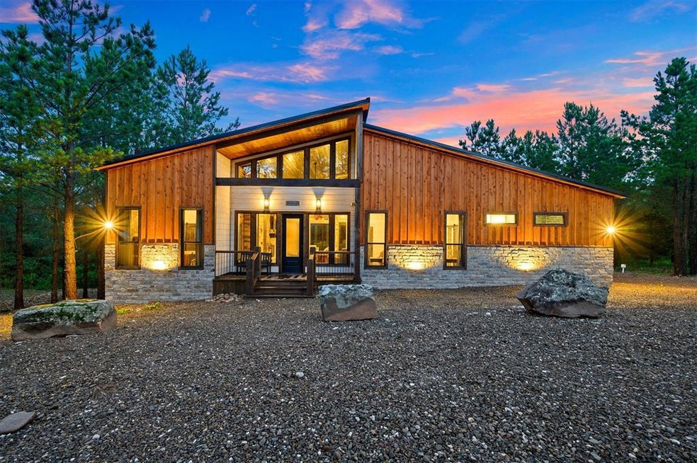 View of back house at dusk