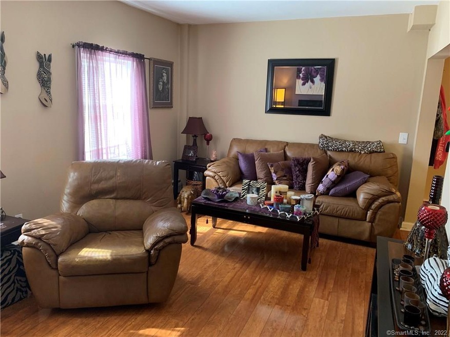 Spacious Living Room w/ new engineered hardwood fl