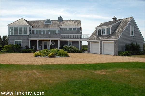 Exterior of house facing Katama Airpark