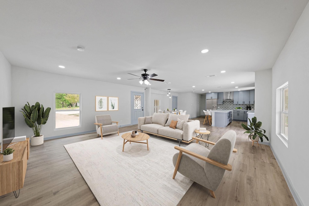 Open Concept Living area- Virtually staged to show