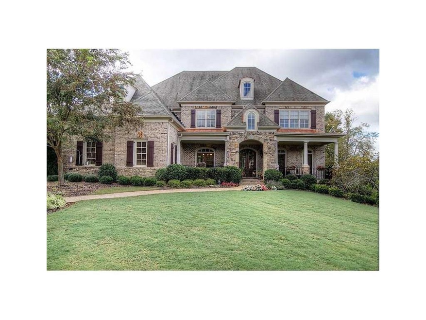 Exterior Front. Lovely brick & stone executive hom