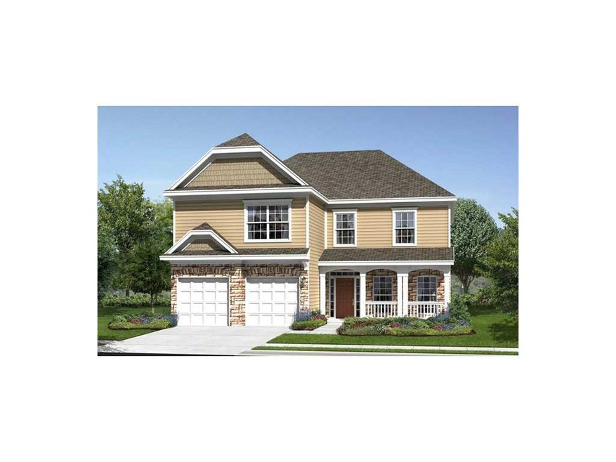 Exterior Front. The Madison  **Actual home is curr