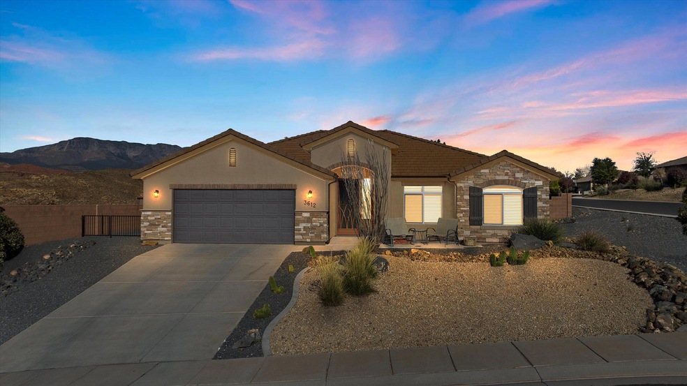 Front of the home dusk