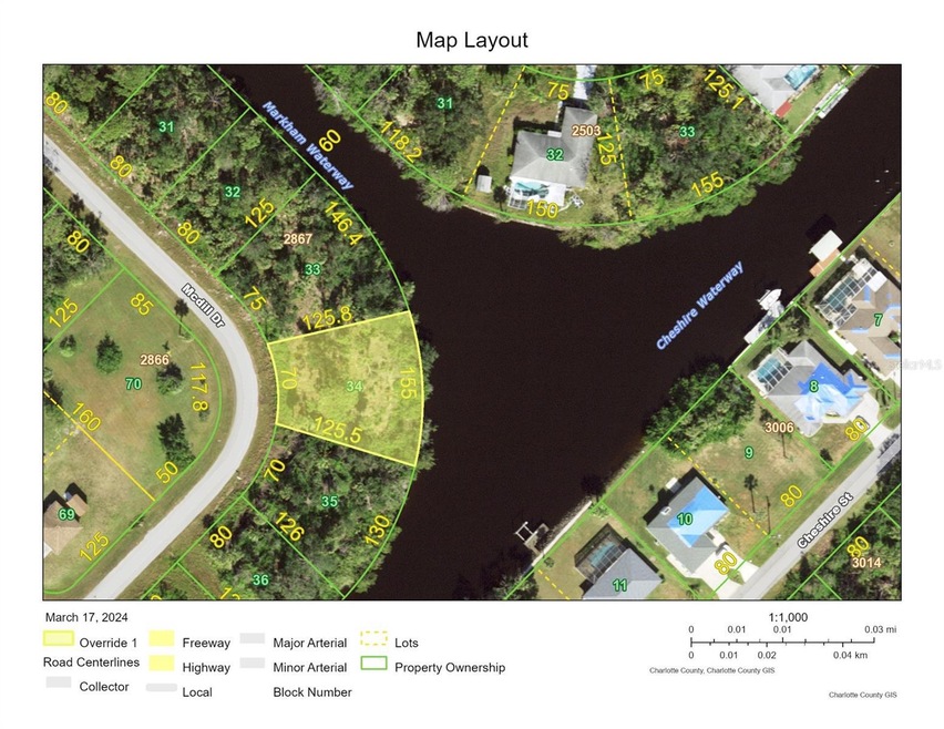 Intersection of Cheshire and Markham WWays